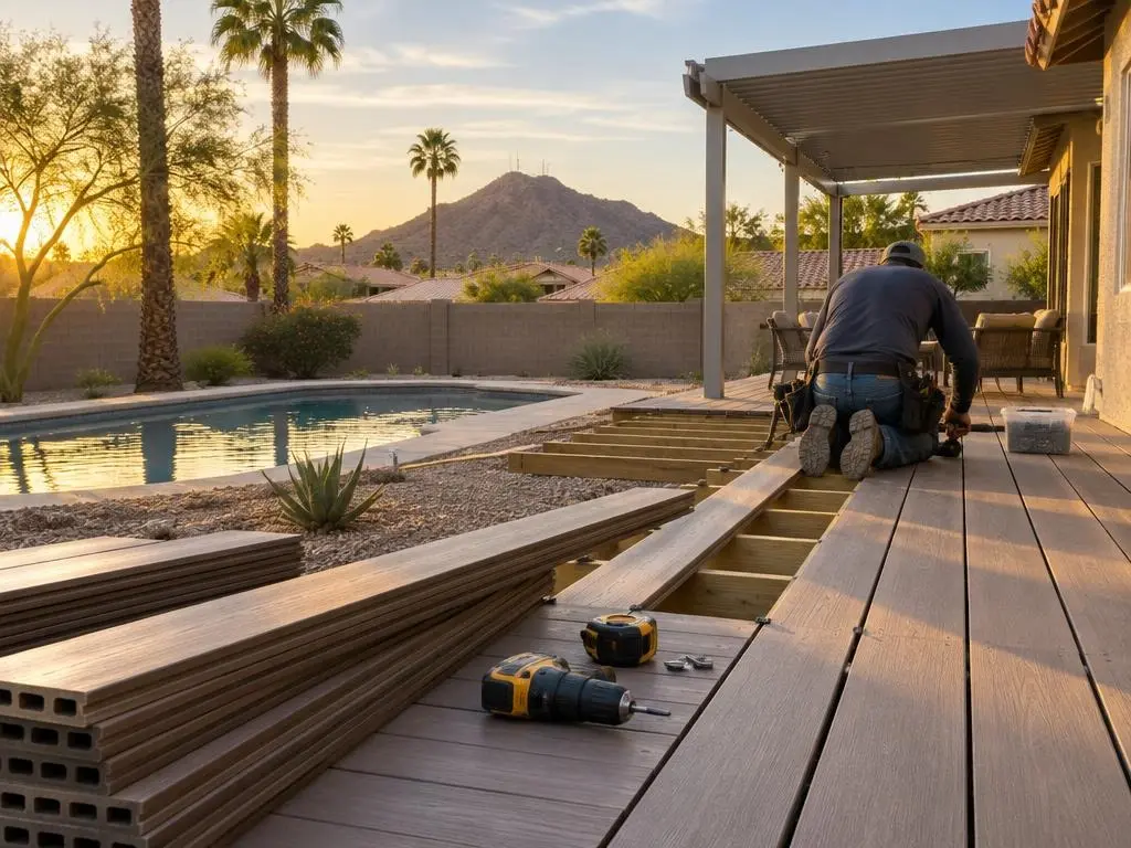 Composite Deck Building in Tempe, AZ
