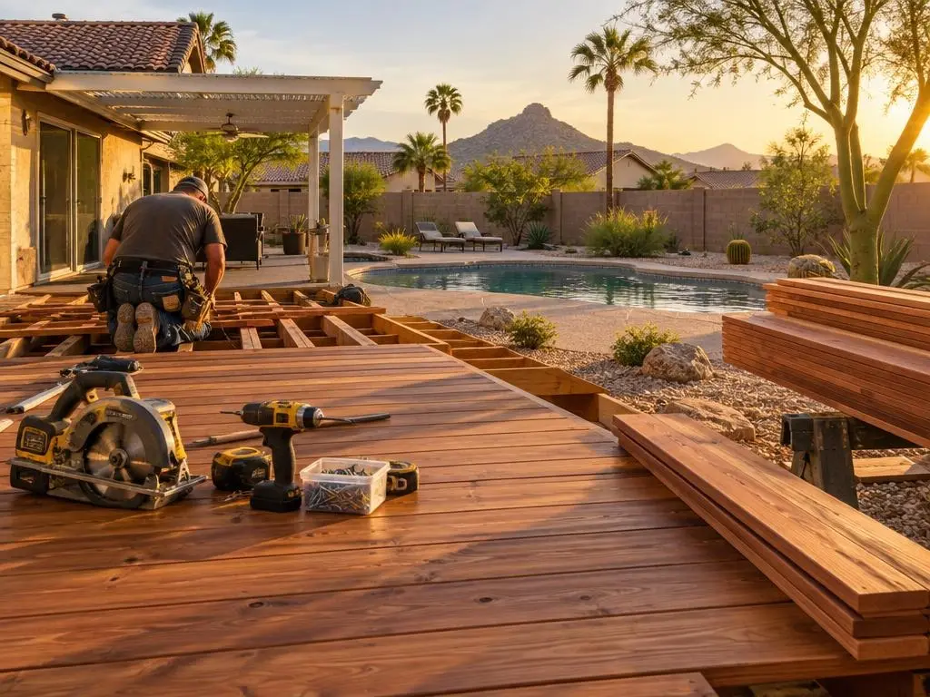 Wood Deck Building in Tempe, AZ